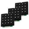 AZDelivery 3 x 4x4 Matrix Array 16 Switch Keypad Keyboard Module compatible with Arduino Including E-Book!