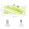 ZIPIT [Zipit] Makeup Case, Clear Monster Yellow