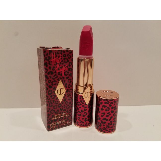 Charlotte Tilbury- Hot Lips Refillable Lipstick - Patsy Red - 0.12 Oz - NIB