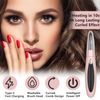 Heated Eyelash Curler, Portable Heated Lash Curler 24H Long Lasting Intelligent Power Off Electric Heated Eyelash Curler, Rechargeable Quick Heating Eyelash Curlers with Eyelash Comb for Makeup-Pink