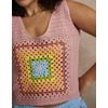 Sirdar Stories DK Crochet Pattern - 10743 Ladies Metro Square Top