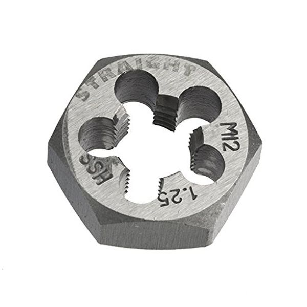 STRAIGHT 18-8122 HSS Dice M12 x 1.25