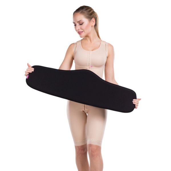 LIPOELASTIC Lipo foam insertion - Kpad - Abdomen & flanks - Unisize (Black)