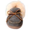 Minnetonka Womens Alpine Sheepskin Moc, Grey, Size 10