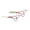 Kazee Aluminum Handle Rose Pink Shear & Thinner Set