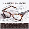 ZESAKER Progressive Reading Glasses for Women Oversized Spring Hinges Progressive Computer Readers Blue Light Blocking (Brown Tortoise, 2.5)