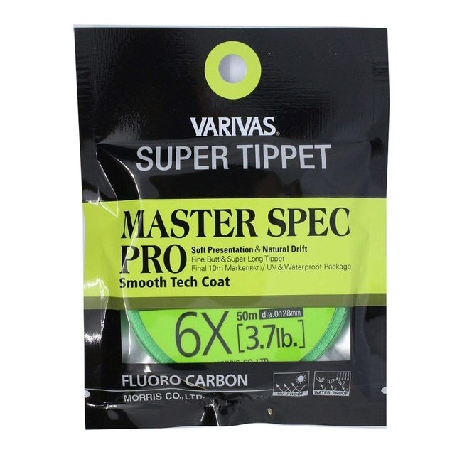 VARIVAS Super Tippet Master Specs Pro Fluorocarbon 6X