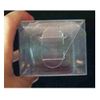 24 PCS 6X2X8" Clear Plastic PVC Folding Box W/ Hang Tab Retail Packaging Display