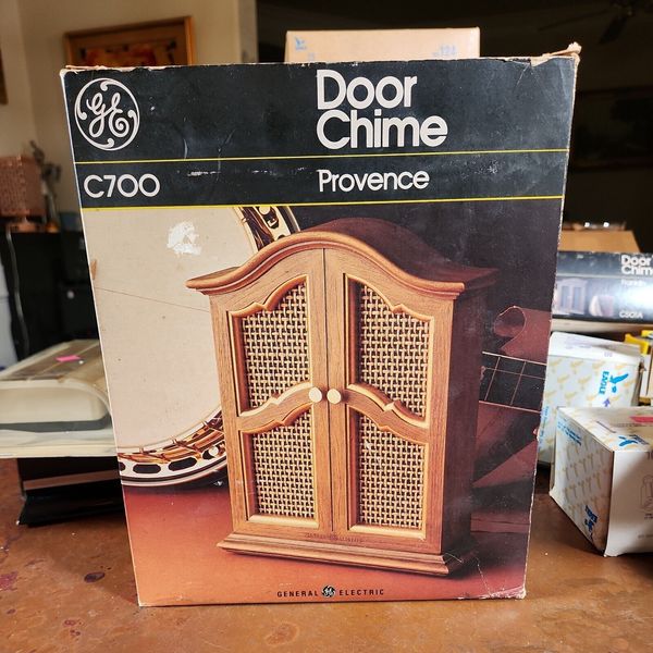 NEW Vintage GE Door Chime Provence  1976 C700 NOS Made In England