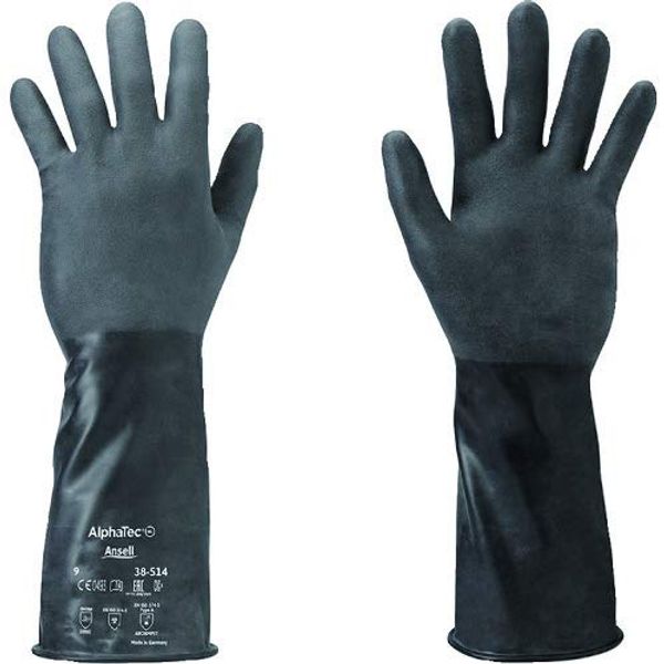 Ansell Healthcare Japan Alpha-Tech 38-514 Chemical Resistant Gloves, M Size, 38-514-8