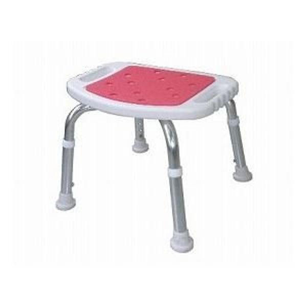 Miwa Shoji Shower Chair Backless BC-01XN-RE Red