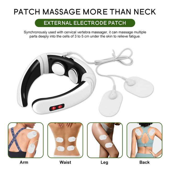 Wireless Pendant Neck Massager Ems Micro Current Pulse Massage For Neck Arm  Leg Shoulder Massager Relaxation Pain Relief