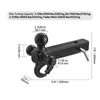Trailer Hitch 2" Receiver 1-7/8" & 2" & 2-5/16" Tri-Ball Hitch with Hook