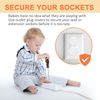 10 Pack Plug Socket Covers UK, Child Baby Plug Socket Covers for Sockets UK