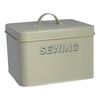 Vintage Retro Style Sewing Box- In Cream Colour