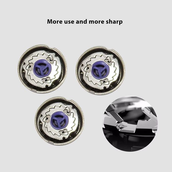 3 Pcs Replacement Shaver Head Shaver Blade for Philips Norelco 4604X, 4603X, 4602X, 4601X, 4401LC, 4402LC, 4403LC