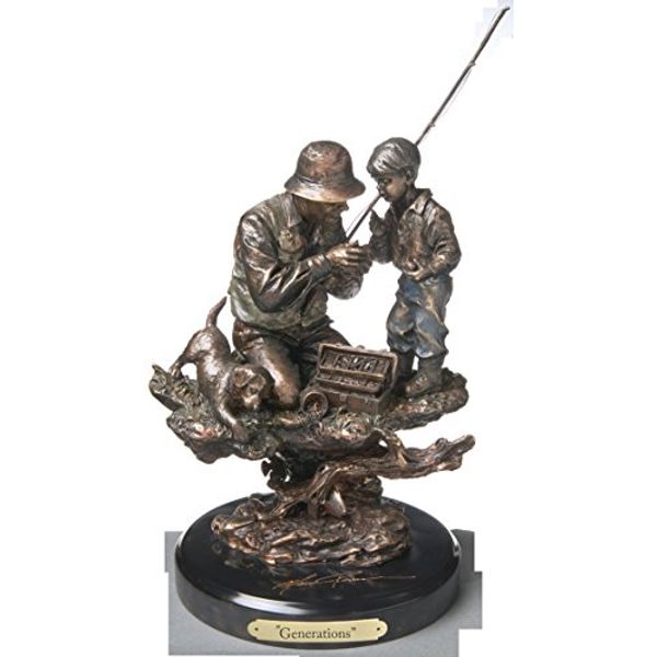 DEMDACO Generations Bronze Color 15 x 9.5 Hand-cast Resin Decorative Sculpture