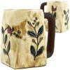 Mara Stoneware Wild Flowers 12oz Square Bottom Handcrafted Mug