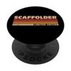 Scaffold Builder Scaffolding Retro Flag Scaffolder PopSockets Standard PopGrip