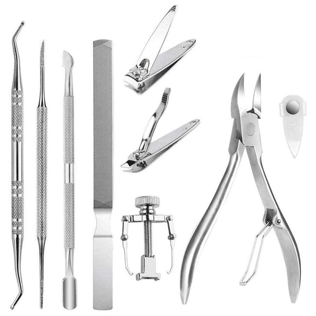 JTIEO 12PCS Toenail Clippers Ingrown Toenail Tool Nail Clippers