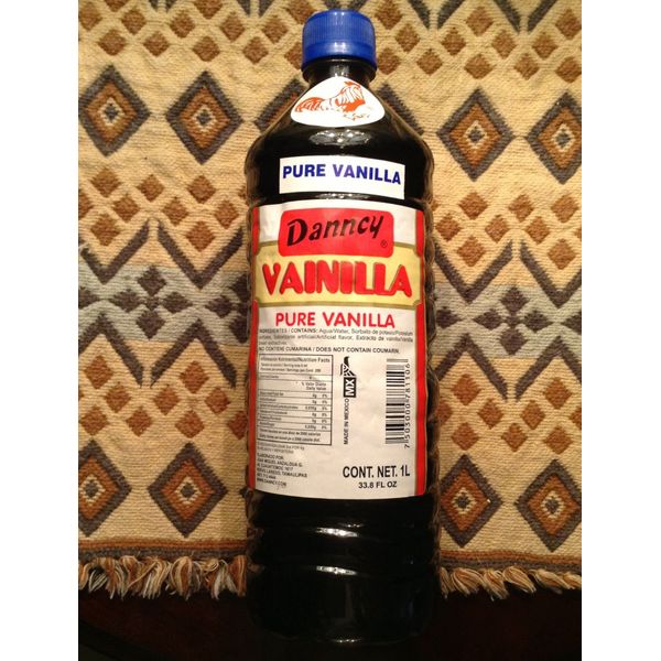 1 X Dark Danncy Pure Mexican Vanilla Extract From Mexico 33oz Each 1 Plastic Bottle Sealed