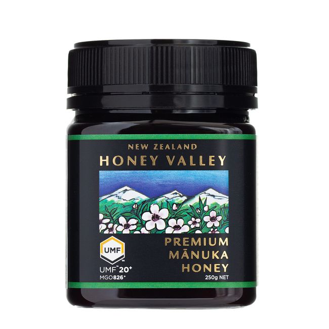 Active Manuka Honey UMF20+ 250g Honey Valley (100% Pure New Zealand Honey) Manuka Honey