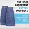 20Oz General Cleaning Mop Head Replacement - 4 Pack - Heavy Duty Commercial Repl