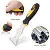 Drado Scraper Tool 13-in-1, Straight Scraper, Multi-Function Chisel Scraper, Stainless Steel Painters Tool, Includes Paint Roller, Straight Scraper, Curved Scraper and More