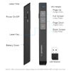 NORWII N26 Presentation Clicker 330FT/100M, 2.4GHz Wireless Presenter PPT Clicker for PowerPoint Remote Presentation Pointer Computer Clicker