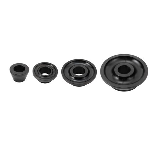 MUSESPANI 4PCS Universal Wheel Balancer Standard Taper Cones Kit Wheel Balancer Cone Set for 36mm Shaft,Steel Tire Balancer Adapter Cone Set for Car SUV Truck with Hub Bore 1.77"-5.39" Black (36mm)