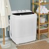 Portable Compact Washer & Dryer with Mini Washing Machine and Spin Dryer, White
