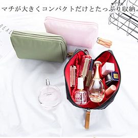 Minimalist Leather Pencil Case Cosmetic Bag Small Make up 
