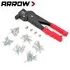 Arrow Heavy Duty Riveter Kit Professional Pop Rivet Gun with Assorted 120 Rivets