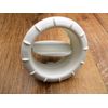 White truma air flow outlet vent with adjustable throttle for 65mm pipe