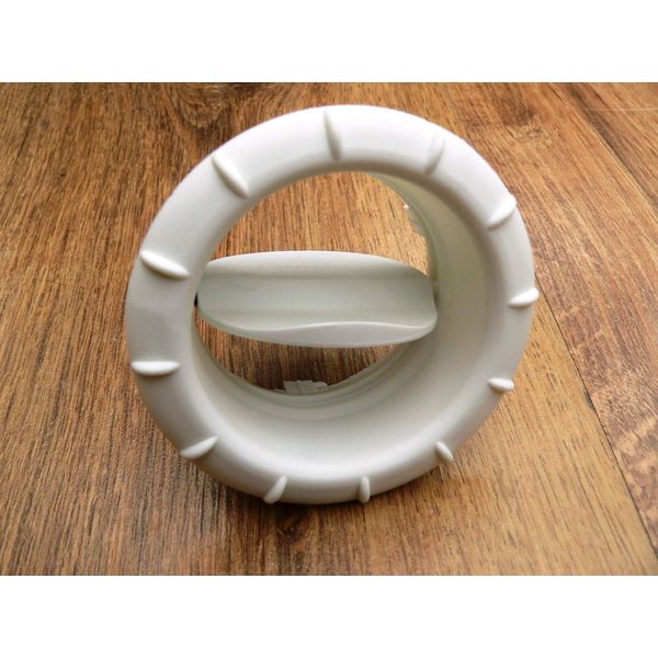 White truma air flow outlet vent with adjustable throttle for 65mm pipe