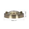 sourcing map Retro Light Canopy Kit Pendant Lighting Ceiling Plate 104mm 4.1Inch Bronze