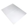 Cleartex Polypropylene Rectangular Foldable Chair Mat for Carpets - 46" x 57"