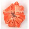 Orange Velvet Scrunchy-Regular - Made in the USA