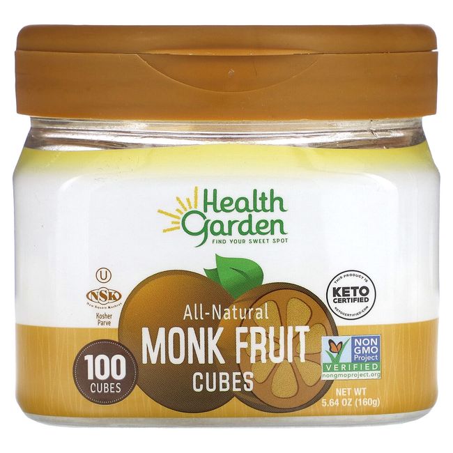 All-Natural Monk Fruit Cubes, 100 Cubes, 5.64 oz (160 g)