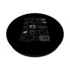Synthesizer Cats Analog Synth Musician Modular Techno DJ PopSockets Swappable PopGrip