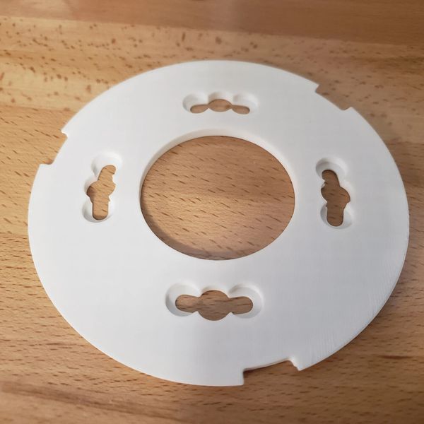 Google Nest Smoke alarm replacement mounting plate model 06A