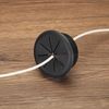 sourcing map 5pcs Cable Hose Snap Bushing Grommet Protector 60mm Mount Dia White Plastic Cable Snap Locking Bushing Grommet