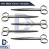5 Pieces Mayo Scissors Straight 17cm Surgical Tissue Cutting Suture Dissection