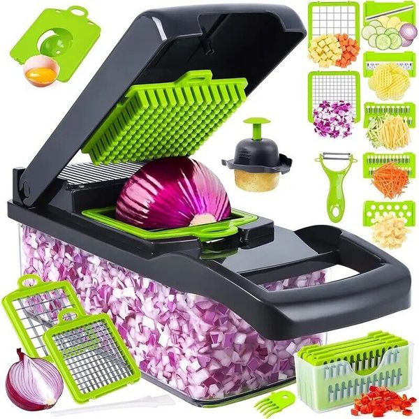 Vegetable chopper spiralizer vegetable And Pro Food Slicer Dicer Cutter Grater