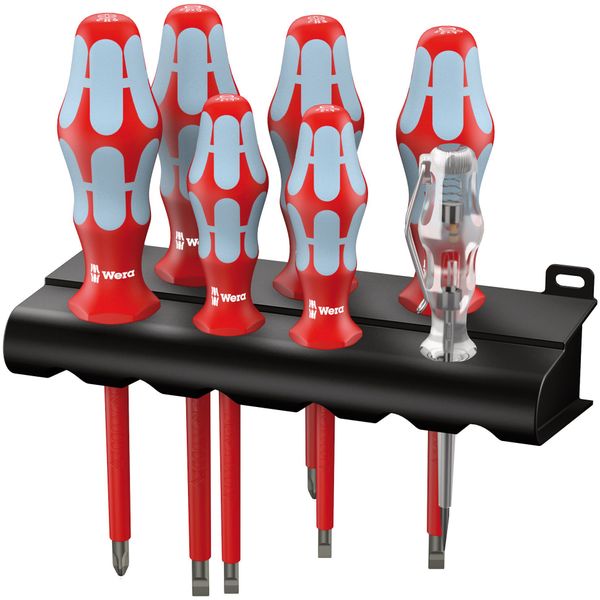 Wera 3160 i/7 Kraftform VDE Stainless Steel Lasertip screwdriver set, PH/SL, 7pc, 05022728001