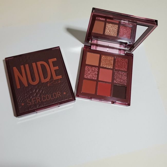 NEW Obsessions NUDE Rich Eyeshadow Palette Shimmer and Matte S.F.R Color