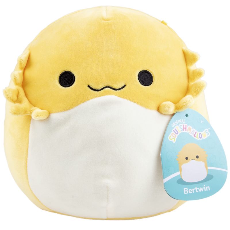 Squishmallows Original 8-Inch Bertwin The Yellow Bearded Dragon ...