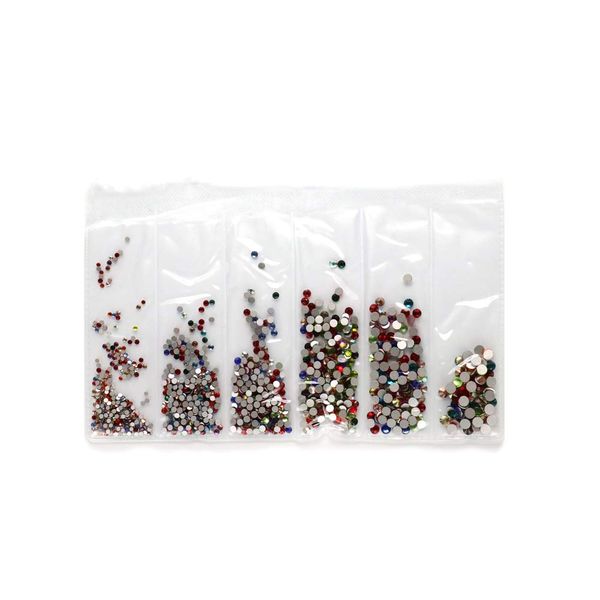 irogel Glass Rhinestone Set SS4 – SS16 [Color Mix]