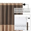 VHC Brands, Maisie Ruffled Patchwork Shower Curtains, Tan, 72x72