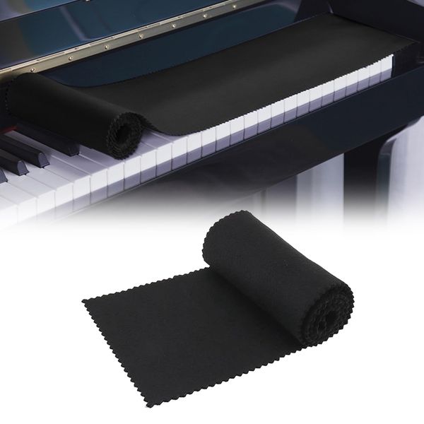 Klavier abdeckung, Staubschutz für Klaviertastatur, Klavierabdeckung Klaviertastatur, Klaviertastatur Staubschutz, Tuch für 88 Tasten, elektronische Tastatur, Digital-Piano, 125cm*15cm